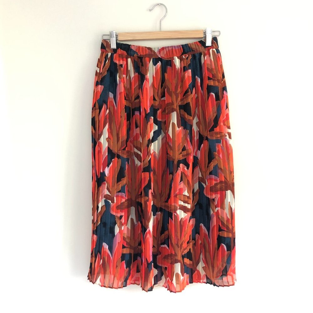 Who What Wear Pleated Midi Skirt